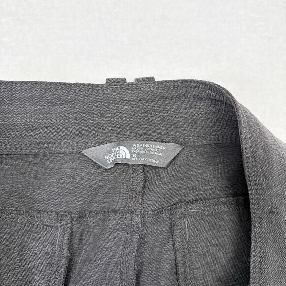 The North Face Pants Womens Size 14 Gray Hiking Camping Travel Outdoors Stretch - Picture 5 of 8